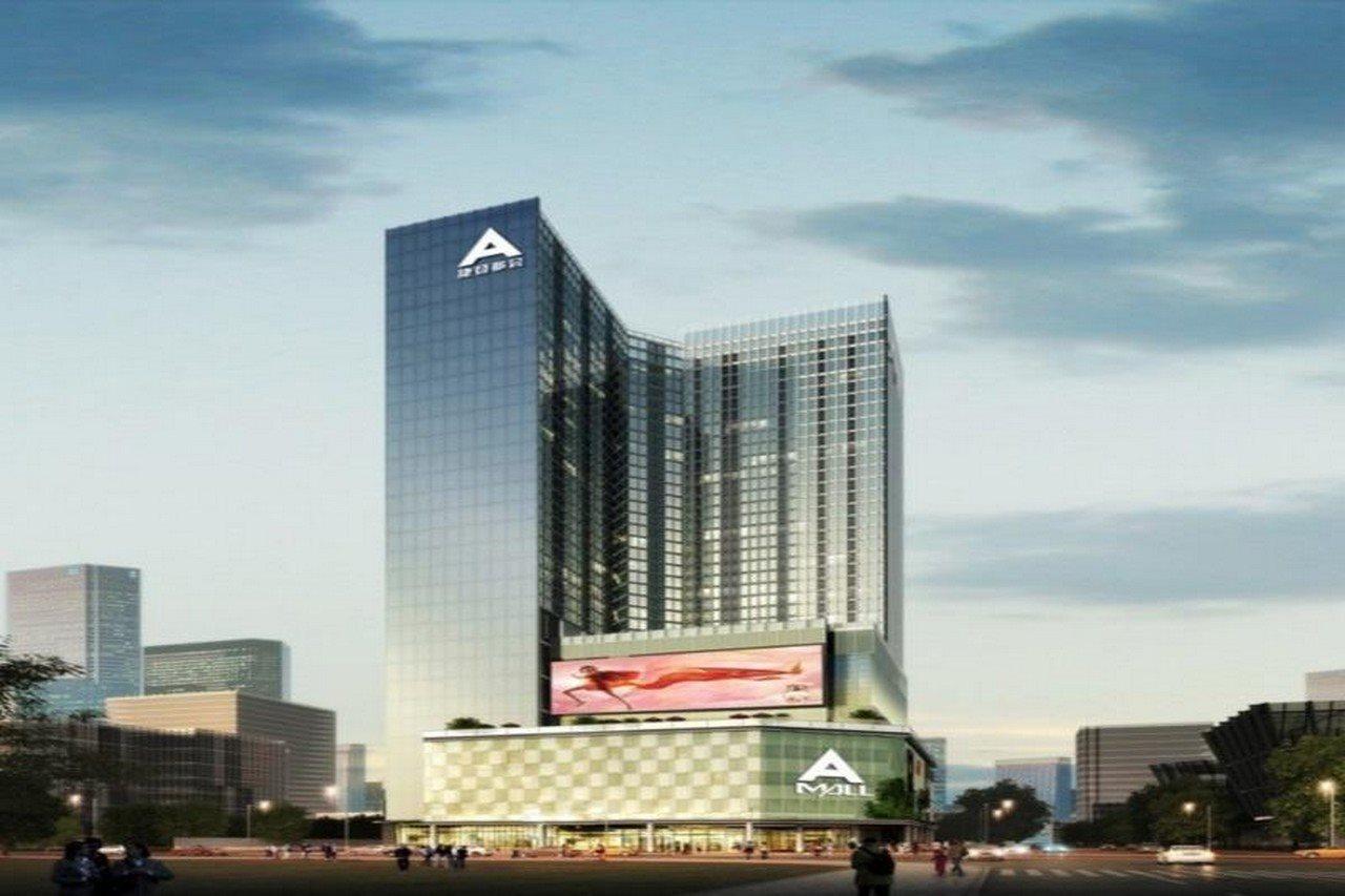 Aoyou International Apartment Hotel A Mall Brunch Гуанчжоу Екстер'єр фото